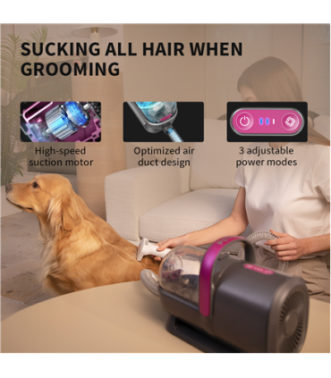 PETKIT Air Clipper Pet Grooming Vacuum Kit 5in1 LM4