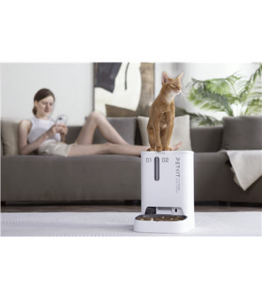 PETKIT Feeder with Camera P591 YumShare Dual-hopper Capacity 2+3 L