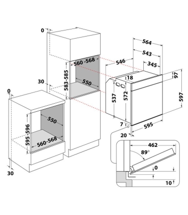 Whirlpool WOI6A8HT1SBA