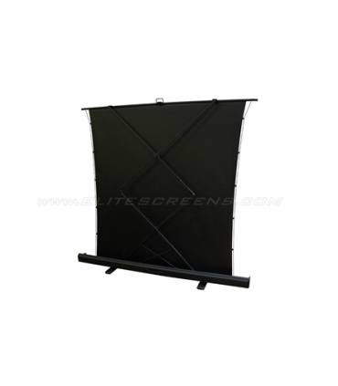 Elite Screens FT92XWH ezCinema Tab Tension Portable Screen, 92", 16:9, Black Elite Screens
