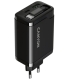 Canyon OnCharge 65RC reisilaadija sissehitatud kaabliga+ USB A+C PD 65W must