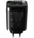 Canyon OnCharge 65RC reisilaadija sissehitatud kaabliga+ USB A+C PD 65W must