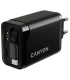 Canyon OnCharge 65RC reisilaadija sissehitatud kaabliga+ USB A+C PD 65W must