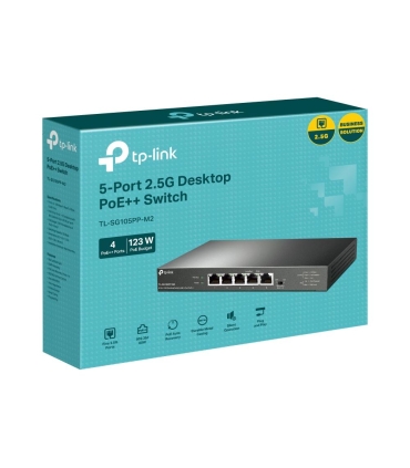 TP-LINK Switch  TL-SG105PP-M2 Desktop/pedestal 5x2.5GbE TL-SG105PP-M2
