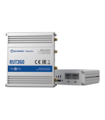 Teltonika | Industrial Cellular Router | RUT360 LTE CAT6 | 1 x LAN ports, 10/100 Mbps, compliance with IEEE 802.3, IEEE 802.3u s