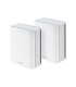 Asus | Tri-band WiFi 7 Smart AiMesh Router | ZenWiFi BT10 (2pk) | 802.11be | 18000 Mbit/s | Ethernet LAN (RJ-45) ports 3 | Mesh 