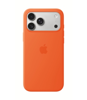 Apple iPhone 17 Pro Max Silicone Case with MagSafe – Orange