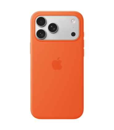 Apple iPhone 17 Pro Max Silicone Case with MagSafe – Orange