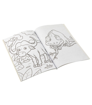 Värviraamat lisadega Dzungel 64 lehte