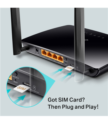 TP-LINK AC1200 Wireless Dual Band 4G LTE Router | Archer MR402 | 802.11ac | 10/100 Mbit/s | Mesh Support No | MU-MiMO No | No mo