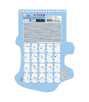 Moxy värviraamat Bluey koos pliiatsitega, 20 lk