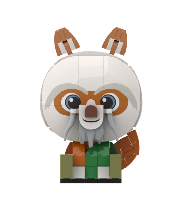 Pantasy klotsikomplekt Kung Fu Panda istuva beebi sari – Meister Shifu 141 tk