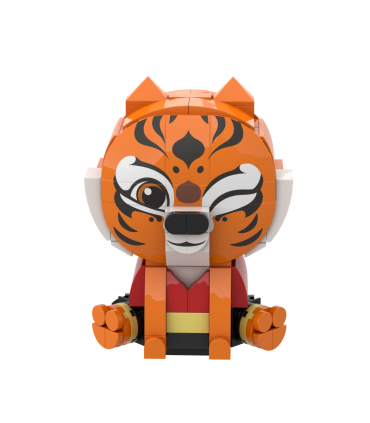 Pantasy klotsikomplekt Kung Fu Panda istuva beebi sari –Meister Tiigrinna 138 tk