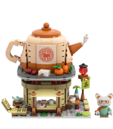 Pantasy klotsikomplekt Kung Fu Panda Meister Shifu teeputka 335 tk