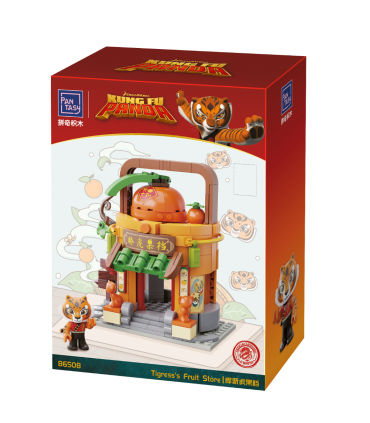 Pantasy klotsikomplekt Kung Fu Panda Meister Tiigrinna puuviljapood 293 tk