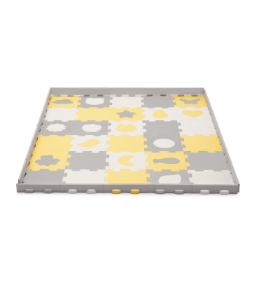 Kinderkraft puslematt Luno Shapes, kollane