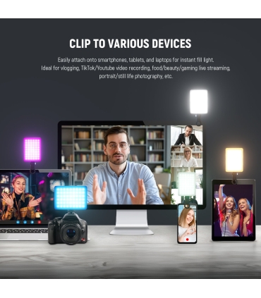 Neewer videovalgusti VL67C RGB LED 5W