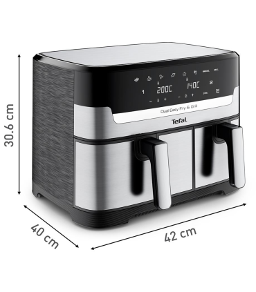 Tefal EY905D10 Dual Easy Fry & Grill kuumaõhufritüür (5,2 + 3,1 l)