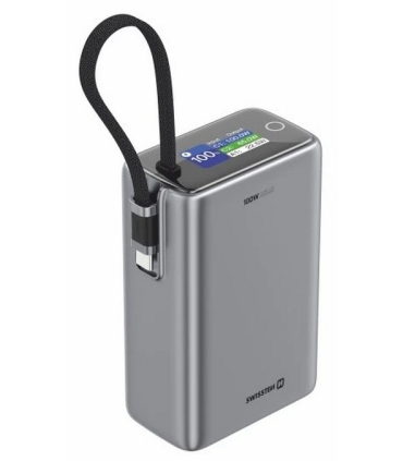 Swissten akupank 25000 mAh 100W koos juhtmega