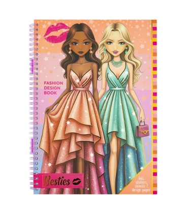 Besties Moedisaineri vihik kleepsudega