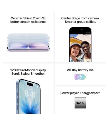 Apple iPhone 17 256GB, lilla