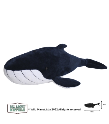 Wild Planet pehme mänguasi, sinivaal 40 cm