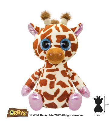 Wild Planet pehme mänguasi, kaelkirjak 21 cm