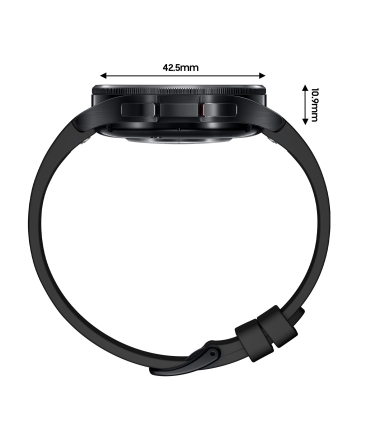 Samsung Galaxy Watch6 Classic, 43 mm LTE must SM-R955FZKAEUA