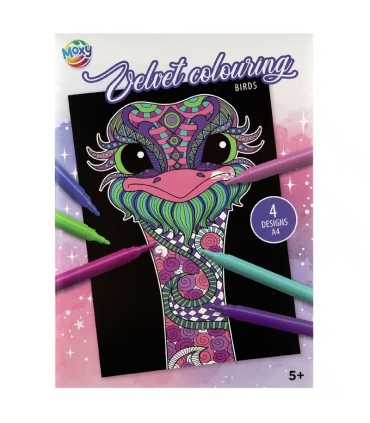 Moxy velvetpaber värvimiseks A4