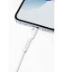 Quik kaabel 27W silikoon USB-C to Lightning 1m valge