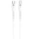 Quik kaabel 27W silikoon USB-C to Lightning 1m valge