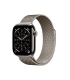 Apple Watch Series 11 GPS + Cellular 42mm Natural Titanium Case with Natural Milanese Loop