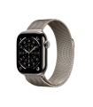 Apple Watch Series 11 GPS + Cellular 42mm Natural Titanium Case with Natural Milanese Loop