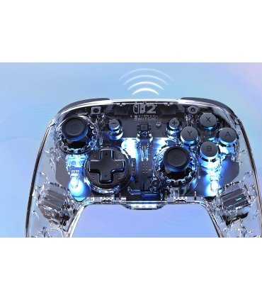 Turtle Beach juhtmevaba mängupult Afterglow Nintendo Switch 2, läbipaistev