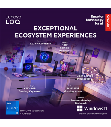 Lenovo LOQ 17IRX10 17,3" i7, 16GB, 1TB SSD