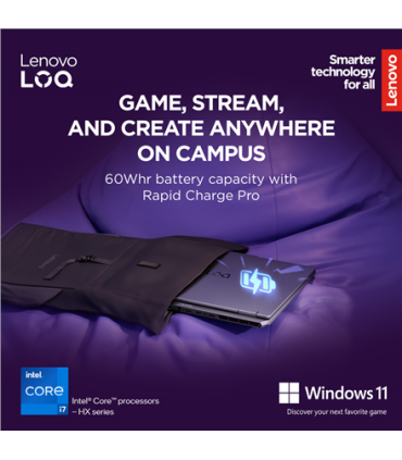 Lenovo LOQ 17IRX10 17,3" i7, 16GB, 1TB SSD