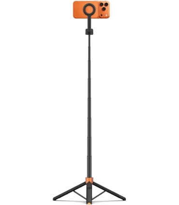 Tech-Protect statiiv-käsistatiiv Selfie Stick Tripod L10S, oranž/must