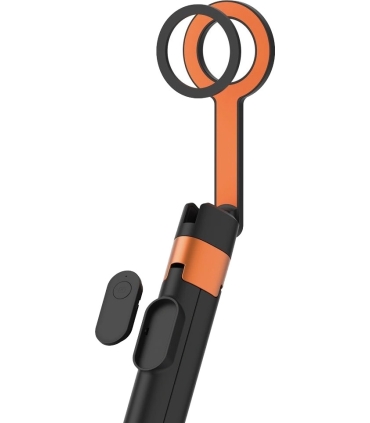 Tech-Protect statiiv-käsistatiiv Selfie Stick Tripod L10S, oranž/must