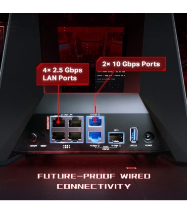 TP-LINK Wireless Router  Router 19000 Mbps LAN \ WAN ports 2 ARCHERGE800
