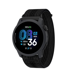 Coros Pace 4 GPS spordikell, nailon, must