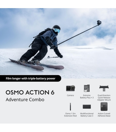 DJI Osmo Action 6 Adventure Combo CP.OS.00000506