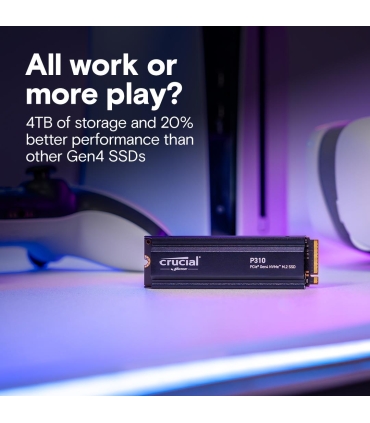 Crucial 4TB SSD W/HS/P310 CT4000P310SSD5
