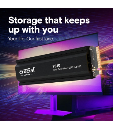 Crucial 4TB SSD W/HS/P310 CT4000P310SSD5