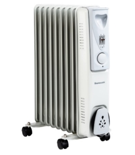 Ravanson BOH 09 õliradiaator valge, 9 ribi