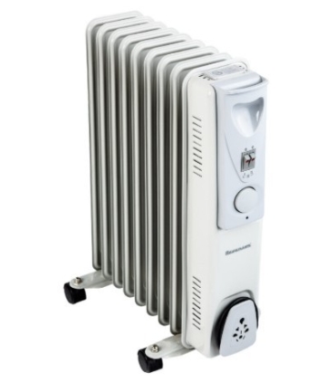 Ravanson BOH 09 õliradiaator valge, 9 ribi