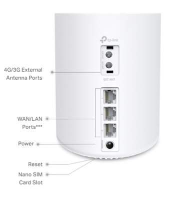 TP-LINK Deco X10-4G(1-pack) 4G+ AX1500 Whole Home Mesh Wi-Fi 6 Router | TP-LINK 4G+ AX1500 Whole Home Mesh Wi-Fi 6 Router | Deco