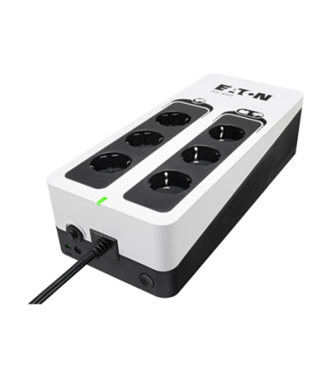 Eaton 3S Gen2 UPS DIN, 450 VA, 270 W, Input: Schuko, Outputs: (3) Schuko, (3) Schuko surge only, Tower 3S450D