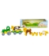 Tigres traktor loomadega Kid Car