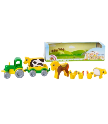 Tigres traktor loomadega Kid Car