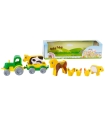 Tigres traktor loomadega Kid Car